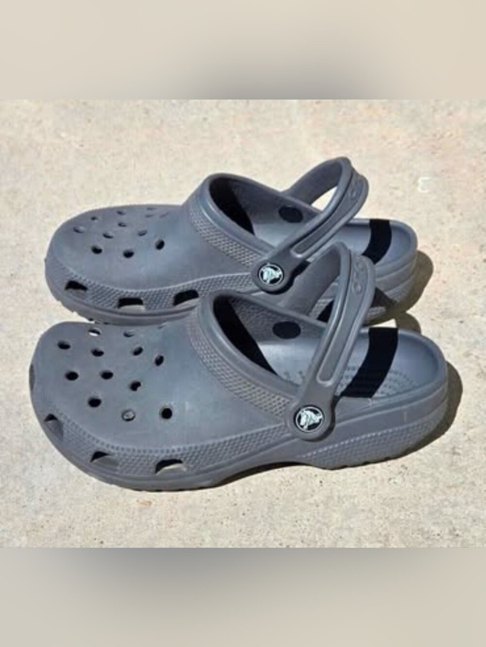 Gray Crocs